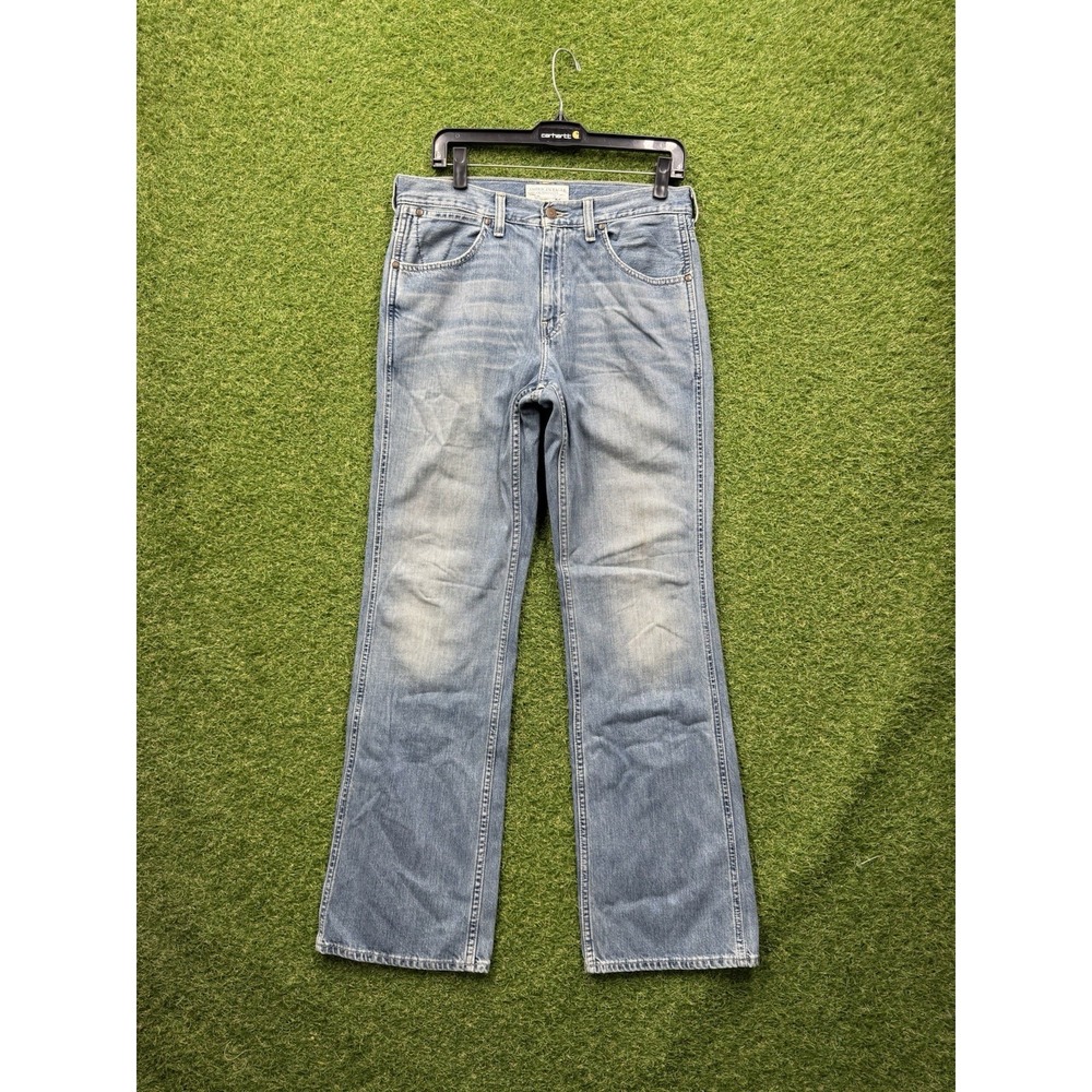 American Eagle Jeans Mens 30x34 Classic Bootcut Light Wash Indigo Style Causal